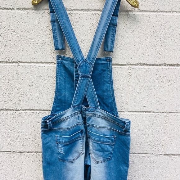 Tinseltown Denim Couture Bib Overalls. - Picture 9 of 15